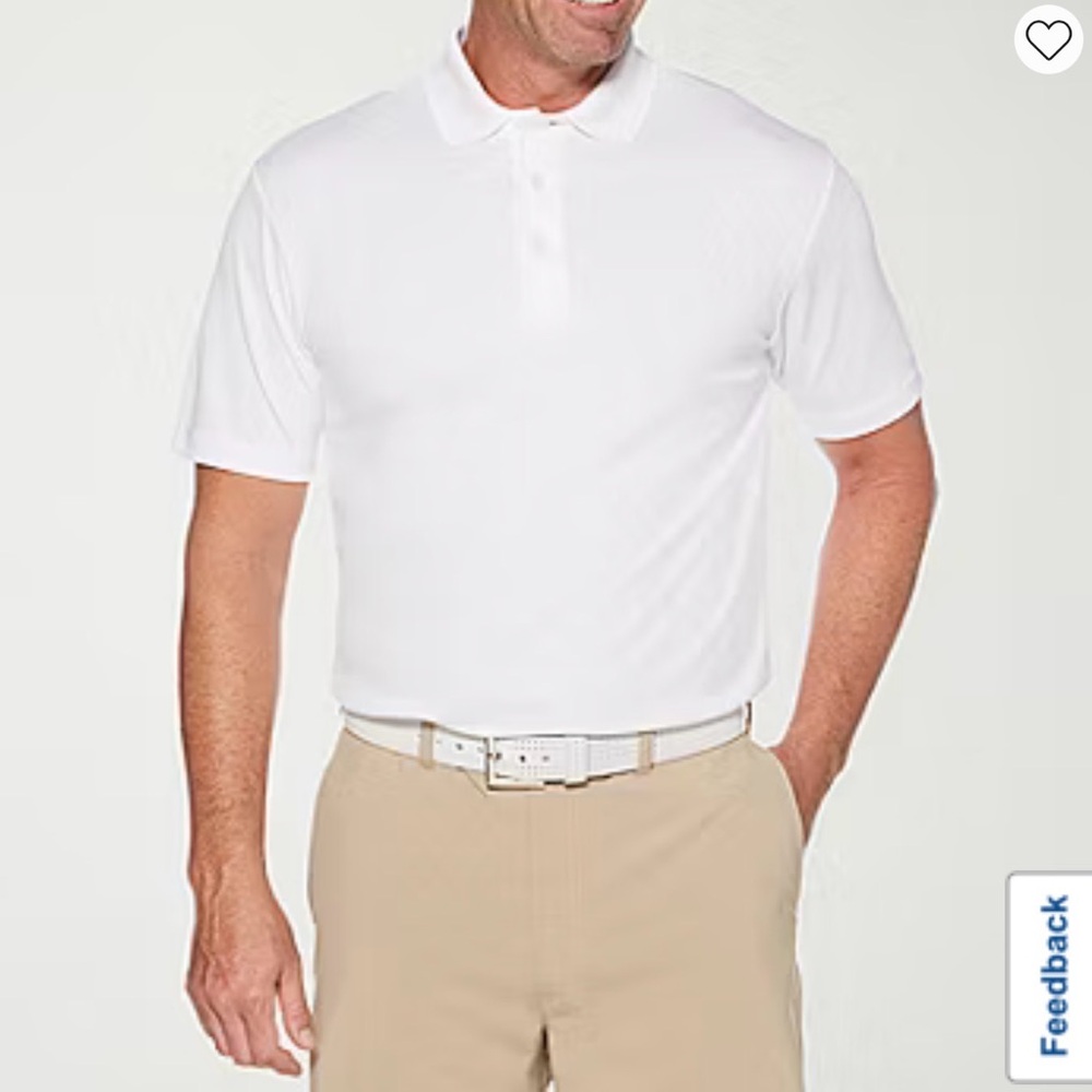 3 NWT PGA TOUR Airflux Mens Regular Fit Short Sleeve Polo Shirt (bundle of 3)